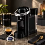 Caffè Borbone Bluemoon Kávovar na ESE pody (44 mm) – Čierny