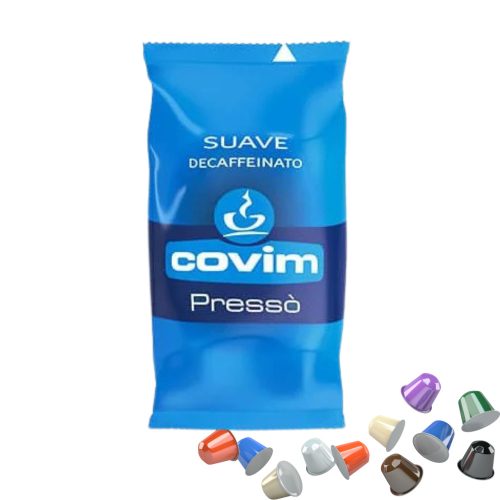 1 ks Covim Pressó Suave Decaffeinato Nespresso kompatibilná bezkofeínová kávová kapsula