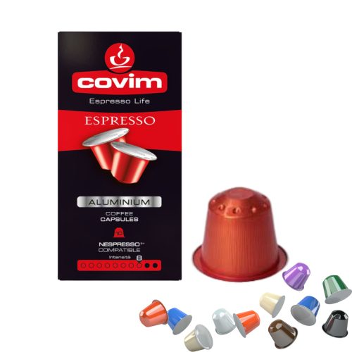 1 hliníková kapsula Covim Espresso, kompatibilná s Nespresso - kapsuly