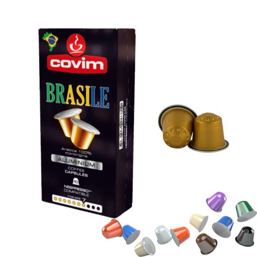 1 hliníková kapsula Covim Brasile kompatibilná s Nespresso - kapsuly