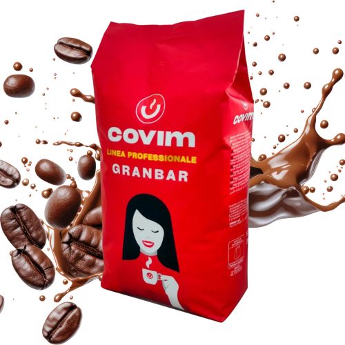 1kg Caffè Covim Granbar Espresso Life zmes celých kávových zŕn - kapsuly