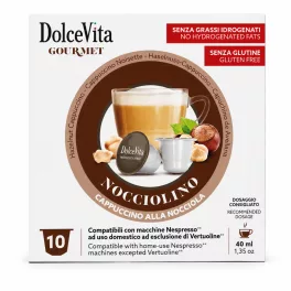 10 kusov Dolce Vita Nocciolino príchuť kapsúl Nespresso kompatibilné - kapsuly