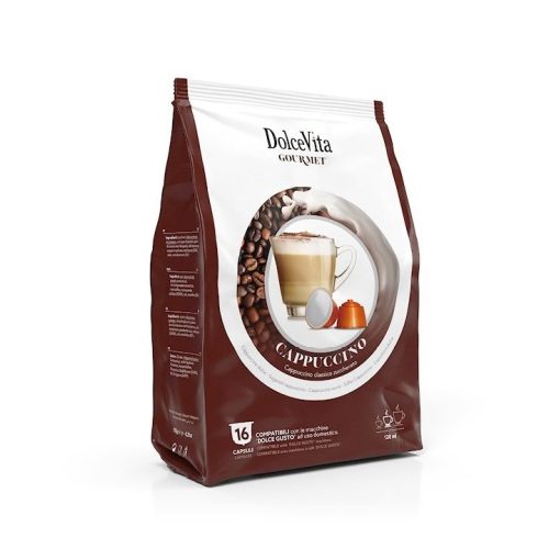 16 kusov Dolce Vita Cappuccino kapsúl Dolce Gusto kompatibilné - kapsuly