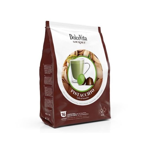 16 kusov Dolce Vita Pistácia kapsúl Dolce Gusto kompatibilné - kapsuly