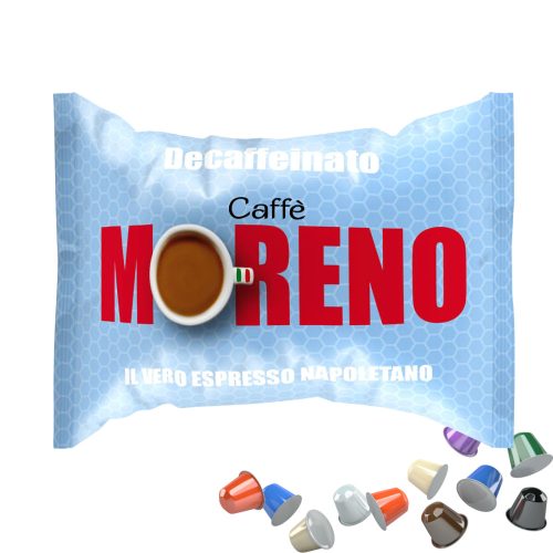 1 ks Caffè Moreno Decaffeinato Nespresso kompatibilná bezkofeínová kávová kapsula - kapsuly