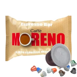 1 ks Caffè Moreno Espresso Bar Nespresso kompatibilná kávová kapsula - kapsuly