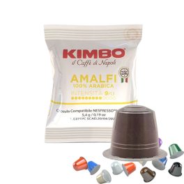 1 ks Caffè Kimbo Amalfi 100% Arabica Nespresso kompatibilná kávová kapsula - kapsuly