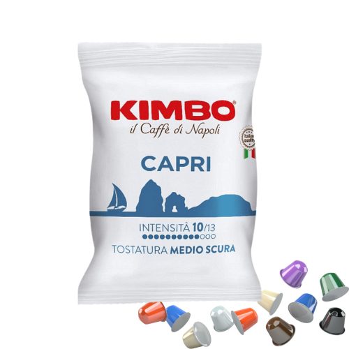1 ks Caffè Kimbo Capri Nespresso kompatibilná kávová kapsula - kapsuly