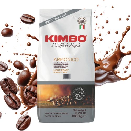 1kg Caffè Kimbo Espresso Vending Harmonious zmes celých kávových zŕn - kapsuly