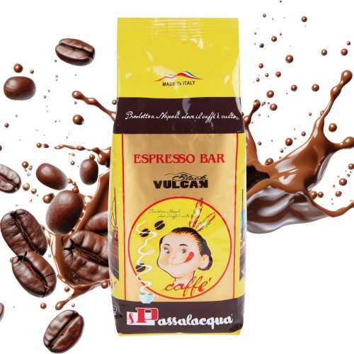 Caffè Passalacqua Espresso Bar Black Vulcan zmes celých kávových zŕn - kapsuly