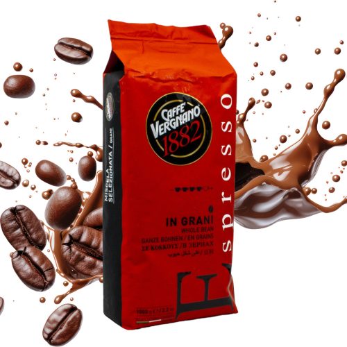 1 kg Caffè Vergnano 1882 Espresso zmes celých kávových zŕn - kapsuly