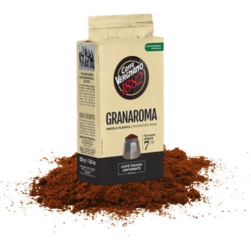 250 g Vergnano Granaroma Mletá Káva - kapsuly