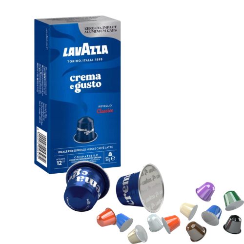 1 Lavazza Crema e Gusto Classico Nespresso kompatibilná kávová kapsula - kapsuly