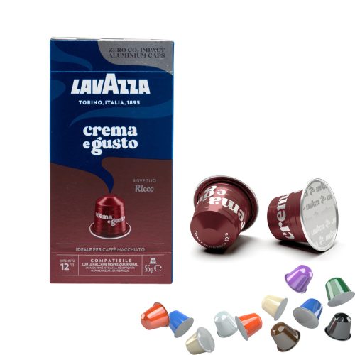 1 Lavazza Crema e Gusto Ricco Nespresso kompatibilná kávová kapsula - kapsuly