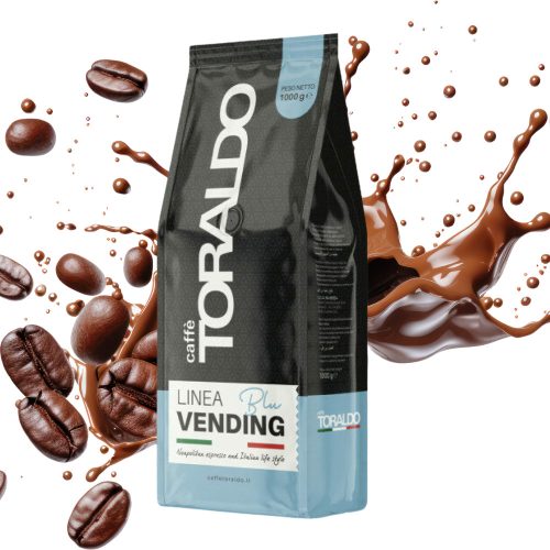 1kg Caffè Toraldo Vending Linea Blu zrnková kávová zmes - kapsuly