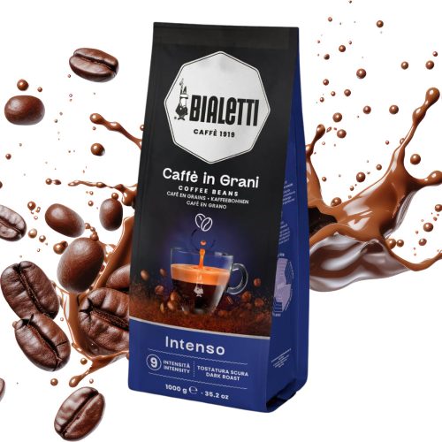1 kg Caffè Bialetti Esperto kávové zrná - Intenso - kapsuly