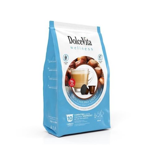 10 kusov Dolce Vita Light Nocciolino kapsúl Nespresso kompatibilné - kapsuly