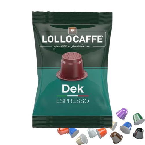 1 LolloCaffé Dek Nespresso kompatibilná kávová kapsula - kapsuly