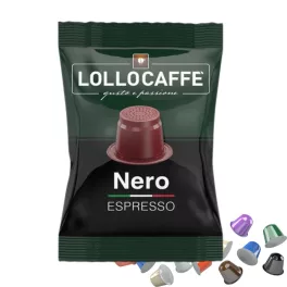 1 LolloCaffé Nero Nespresso kompatibilná kávová kapsula - kapsuly