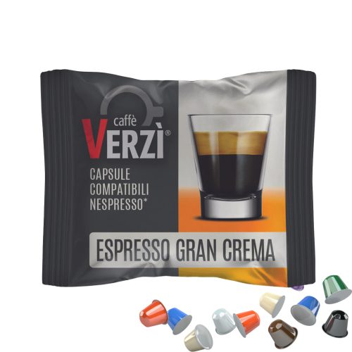 1 ks Caffè Verzì ESPRESSO GRAN CREMA Nespresso kompatibilná kávová kapsula - kapsuly