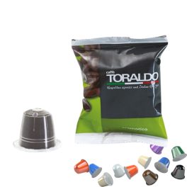 1 ks Caffè Toraldo AROMATICA Nespresso kompatibilná kávová kapsula - kapsuly