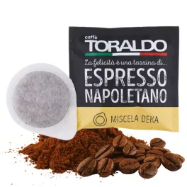 Toraldo Decaffeinato – ESE 44 mm kávový vankúšik  