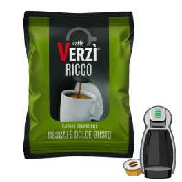 1 ks Caffè Verzì RICCO Dolce Gusto kompatibilná kávová kapsula - kapsuly