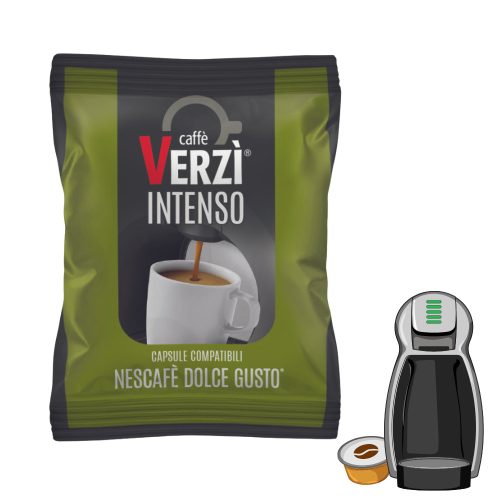 1 ks Caffè Verzì INTENSO Dolce Gusto kompatibilná kávová kapsula - kapsuly