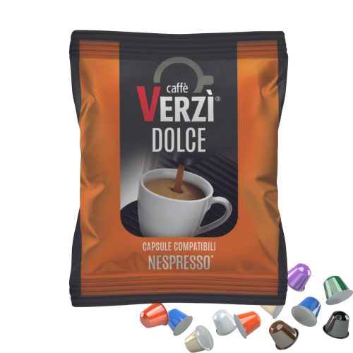 1 ks Caffè Verzì DOLCE Nespresso kompatibilná kávová kapsula - kapsuly