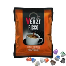 1 ks Caffè Verzì RICCO Nespresso kompatibilná kávová kapsula - kapsuly