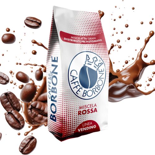 1 kg Caffé Borbone miscela rossa zmes celých kávových zŕn - kapsuly