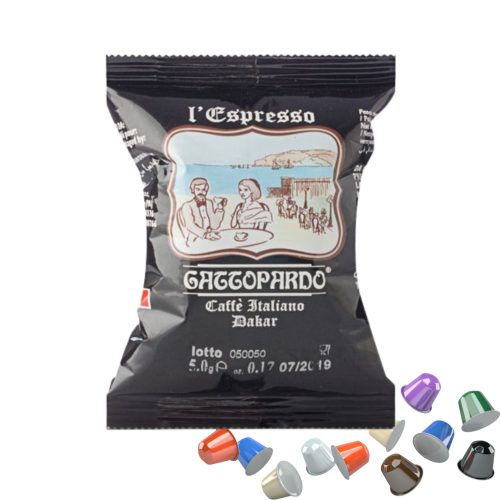 1 ks l’Espresso Gattopardo Caffè Italiano Dakar Nespresso kompatibilná kávová kapsula - kapsuly
