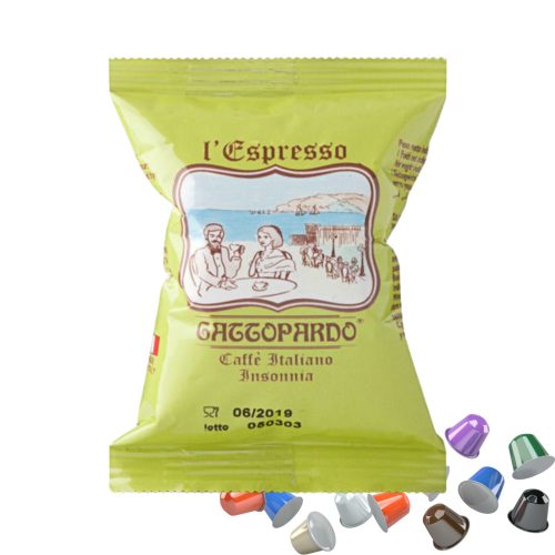 1 ks l’Espresso Gattopardo Caffè Italiano Insonnia Nespresso kompatibilná kávová kapsula - kapsuly