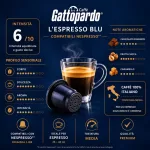 Gattopardo Blu aroma és intenzitás infografika
