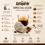 1 ks l’Espresso Gattopardo Caffè Italiano Special Club Nespresso kompatibilná kávová kapsula - kapsuly