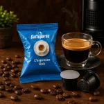 1 ks Caffè Gattopardo Dek Nespresso kompatibilná bezkofeínová kávová kapsula - kapsuly
