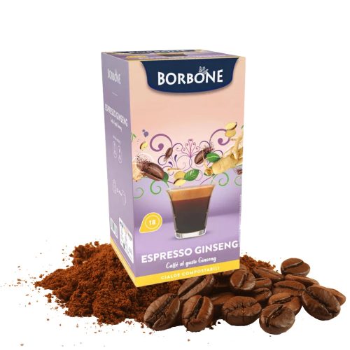 Borbone Ginseng – ESE 44 mm kávový vankúšik (18 ks)  
