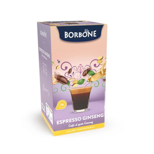 Borbone Ginseng kávové pody 18 ks – ESE 44 mm filtračný papier