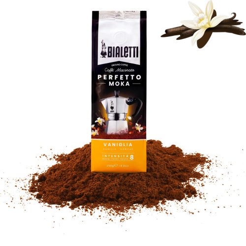 Bialetti Perfetto Moka Mletá Káva 250g - Vanilka - kapsuly