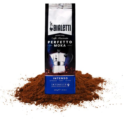 Bialetti Perfetto Moka Mletá Káva 250g, Intenso - kapsuly