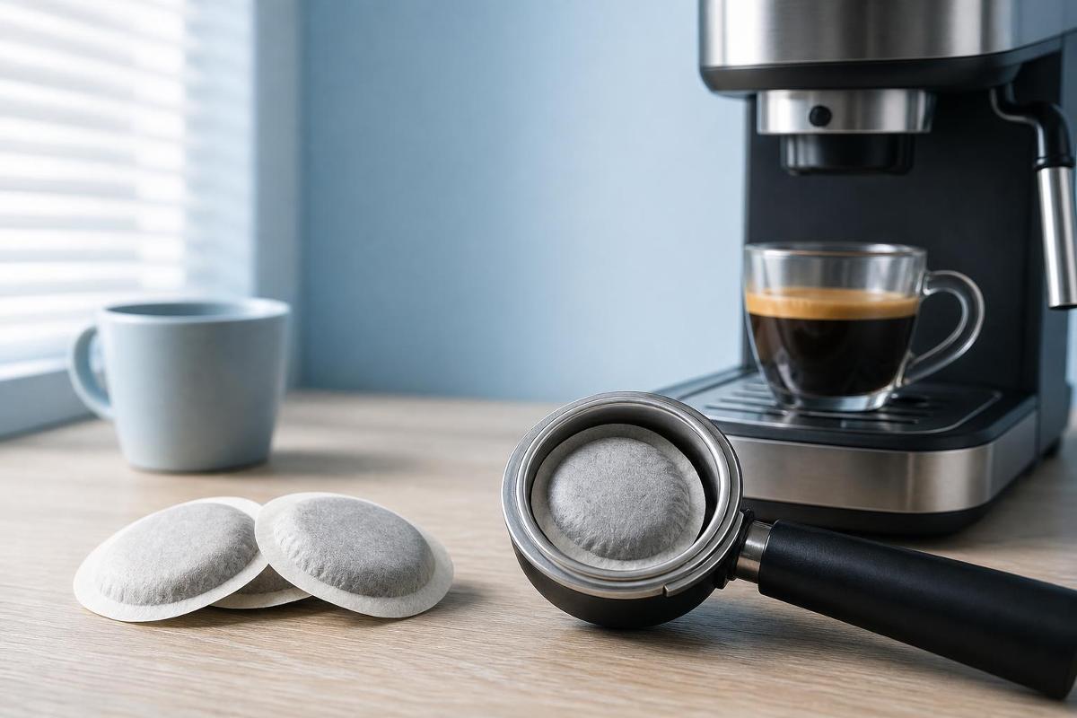 Espresso z ESE podu: jednoduchý postup doma