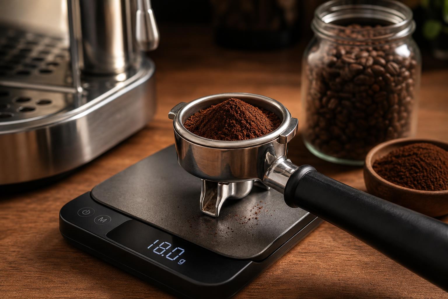 Koľko kávy na espresso? Gramáž podľa sitka