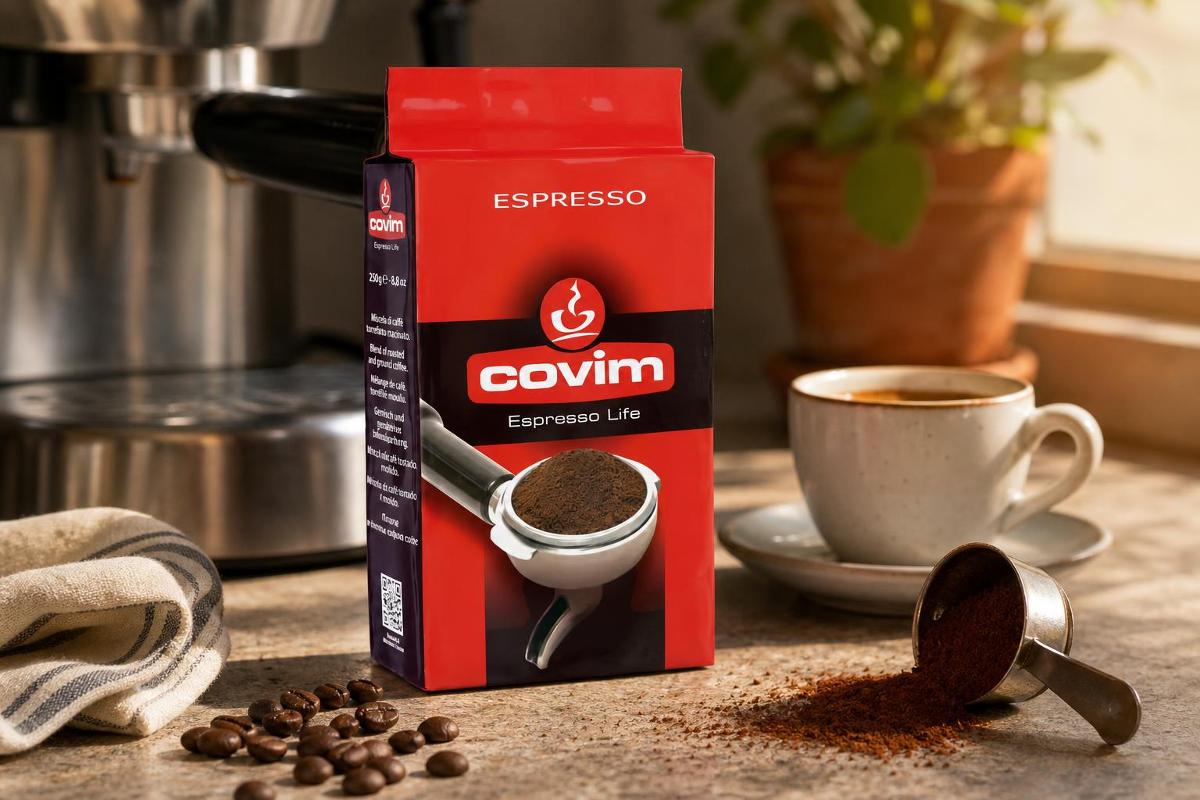 Covim Espresso 250 g: chuťový profil a príprava doma
